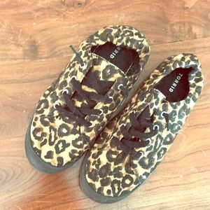 Leopard Slip on Sneakers